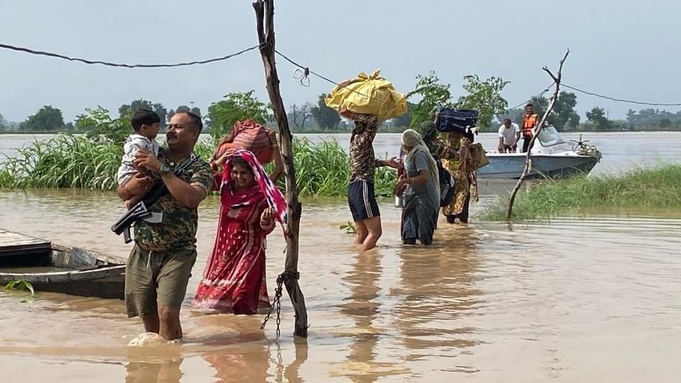 29 people died in Punjab in flood Army saved 15-day-old girl Red alert issued