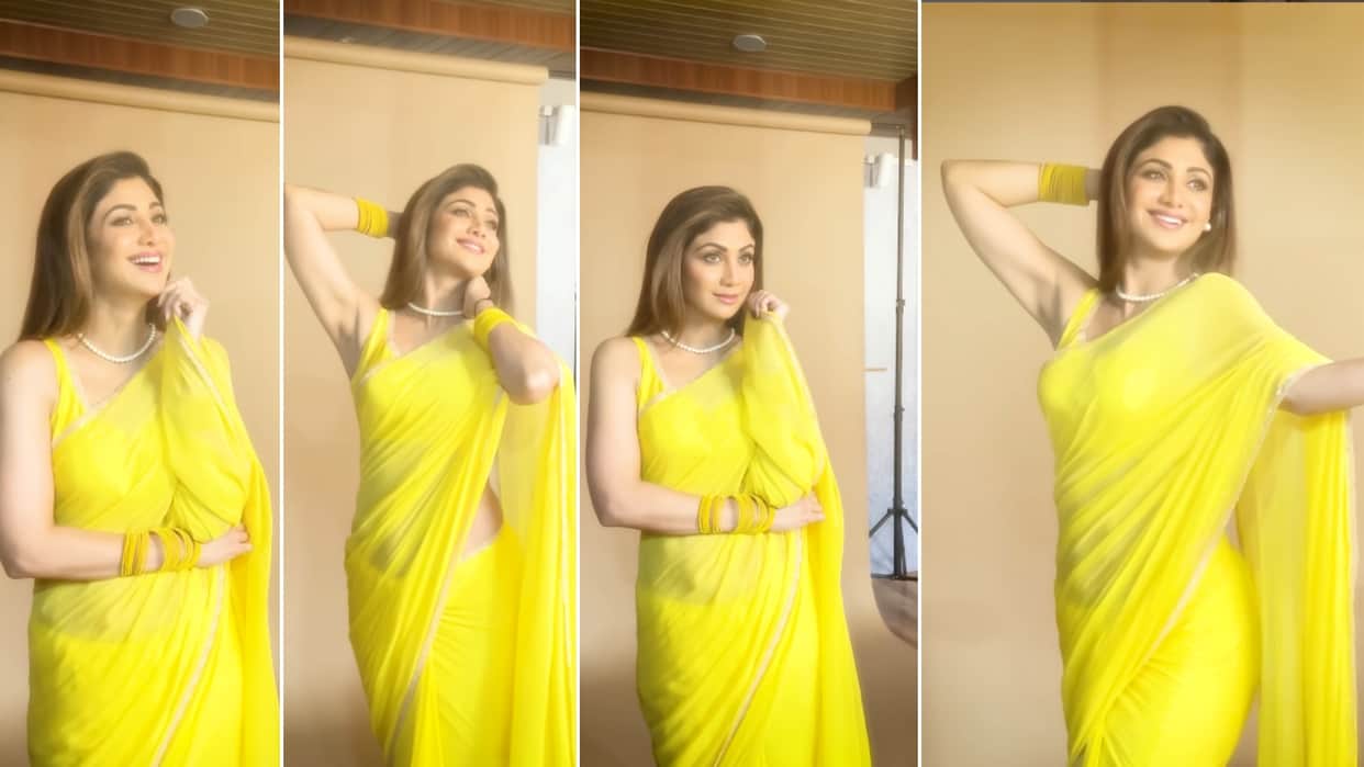 Shilpa Shetty channels her inner Chandni as she dance on late star Sridevi tere mere hothon forever OG Sriji