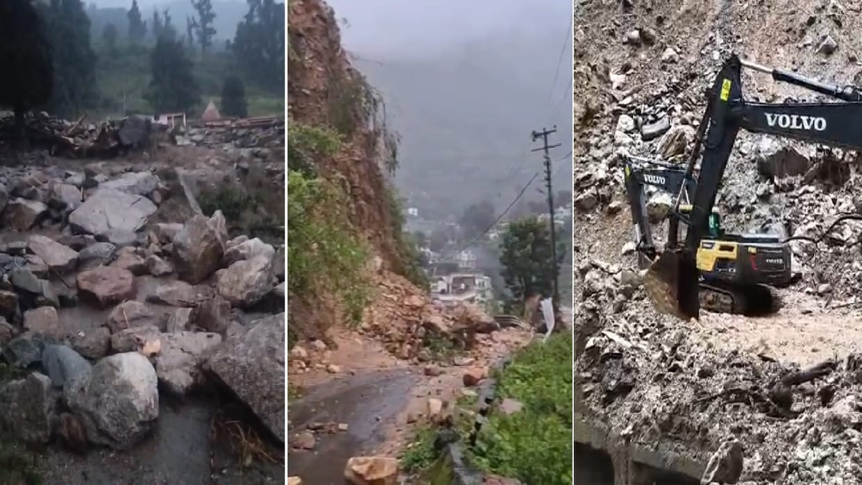 Cloud burst in Chamoli Dewal block husband and wife missing