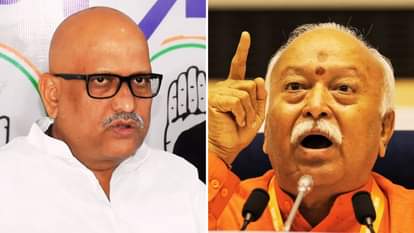 अजय राय और मोहन भागवत।