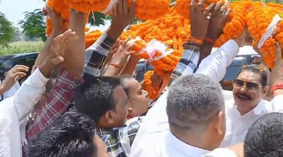 Bihar Election: Anant Singh's road show, Union Minister Lalan Singh is also with him; Barh, Mokama, Barhiya, J