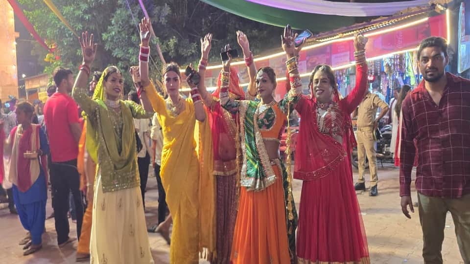 Excitement in Radharani temple in Barsana Mathura for Radhastami