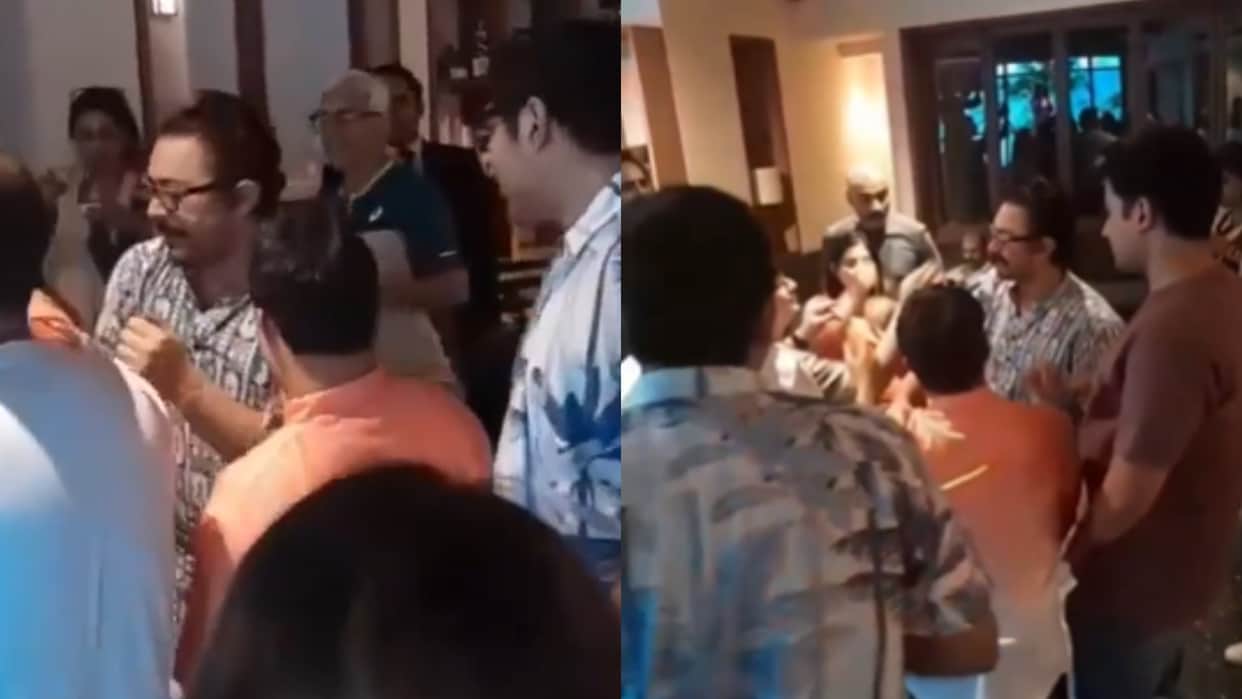 Aamir Khan Dance Video Viral From Success Party Of Film Sitaare Zameen Par