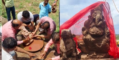Ganesh Chaturthi Special 2025 Ganesha idol found during excavation in Patharia assembly constituency of Damoh