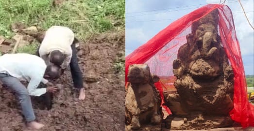 Ganesh Chaturthi Special 2025 Ganesha idol found during excavation in Patharia assembly constituency of Damoh
