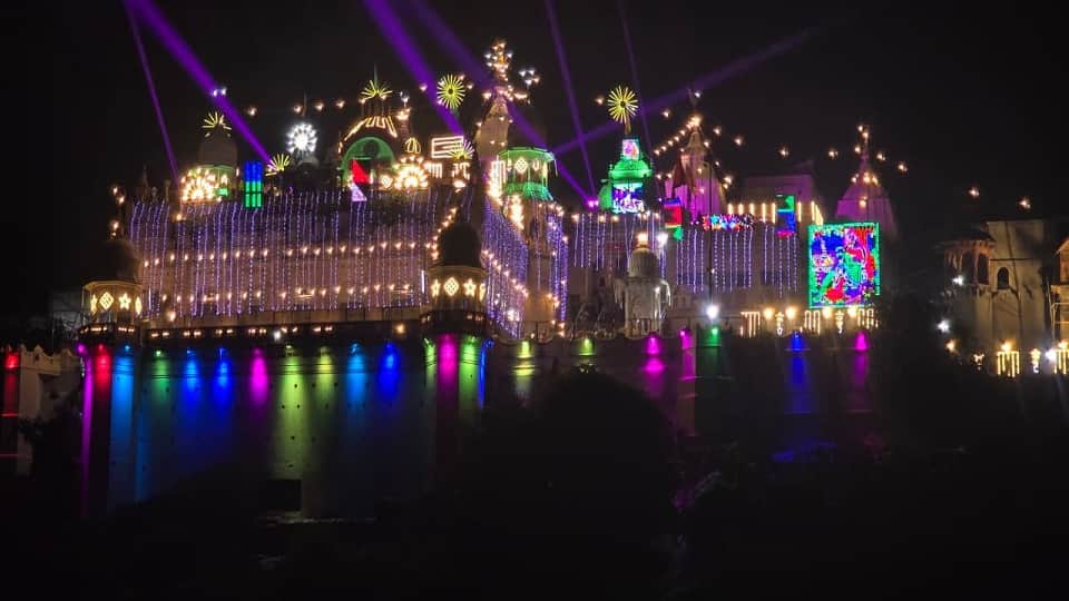 Excitement in Radharani temple in Barsana Mathura for Radhastami