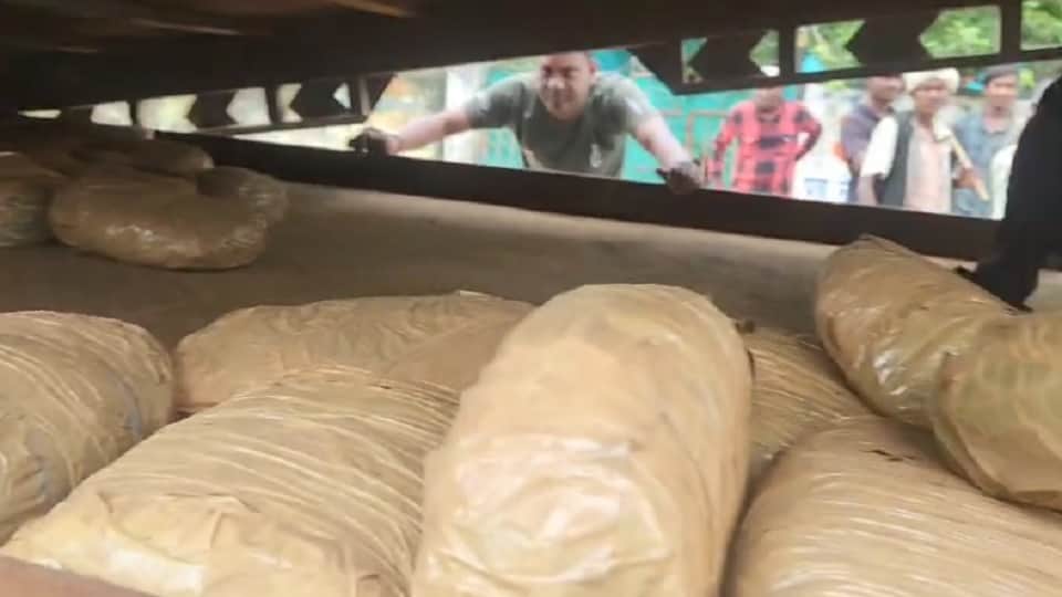 50 लाख का गांजा बरामद