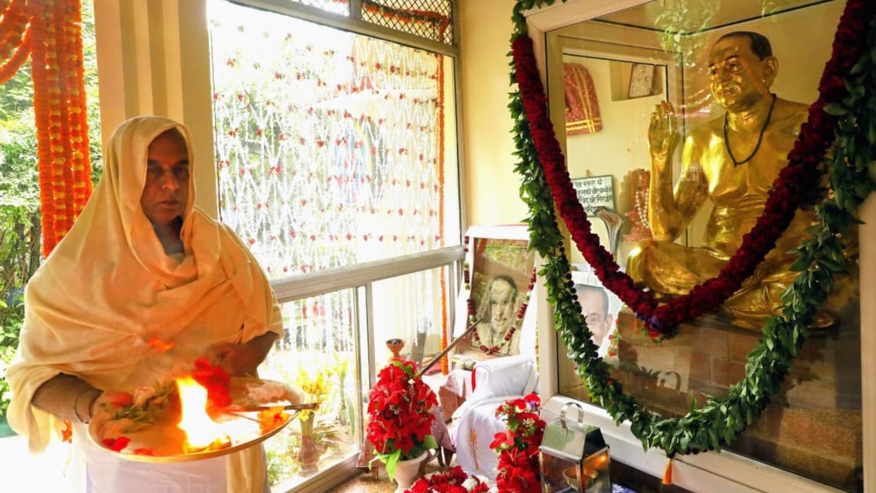 Sambhav Ram preached at 89th birth anniversary celebration of Aghoreshwar Lord Ram