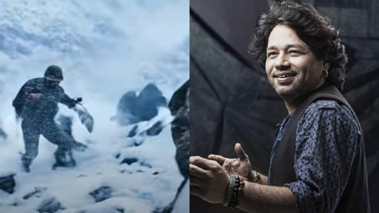 kailash kher new anthem for indian army navy airforce amit shah rajnath singh voice