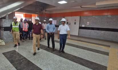 निरीक्षण करने पहुंचे अपर मुख्य सचिव