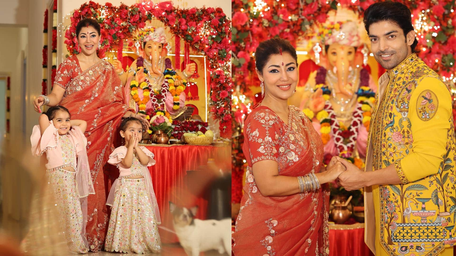ganeshotsav look of actress Sambhavna Seth to ankita lokhande disprj