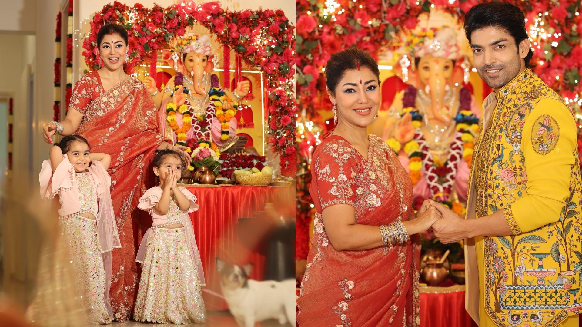 ganeshotsav look of actress Sambhavna Seth to ankita lokhande disprj