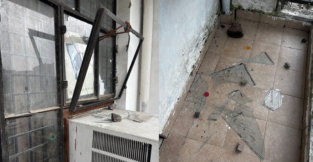 Kanpur Bullies pelted stones at a constables house attacked him when he protested against the abuse