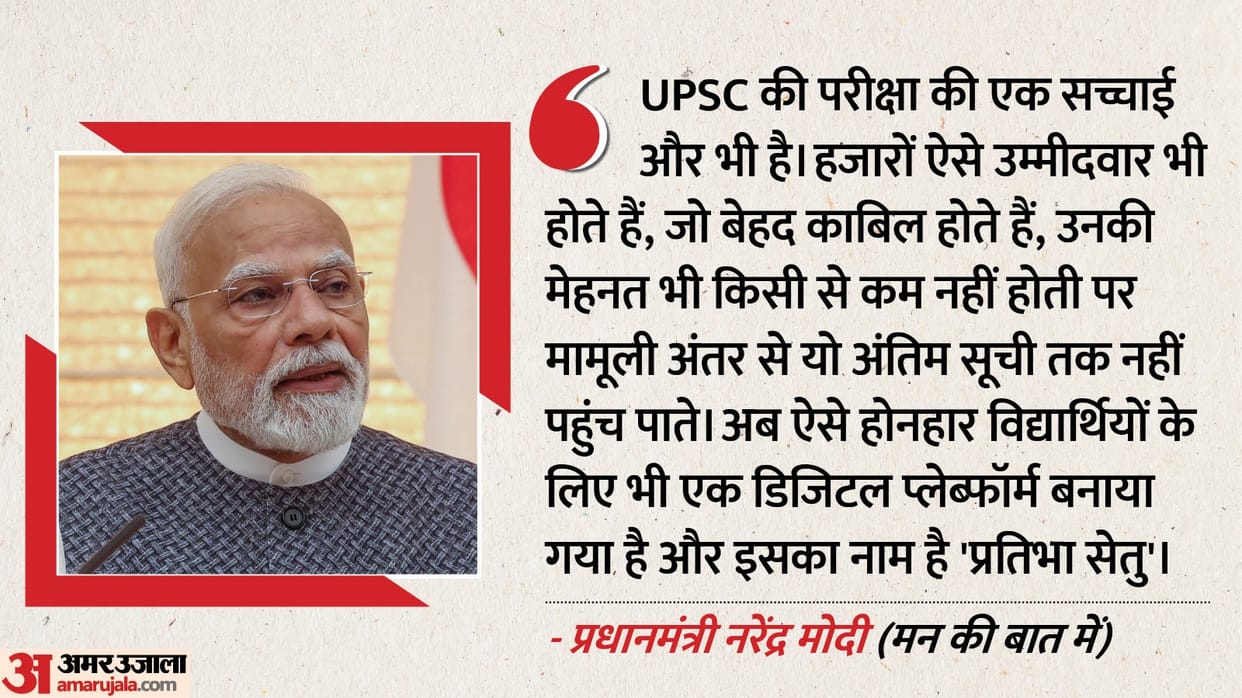 PM Modi Highlights ‘Pratibha Setu’ in Mann Ki Baat, Sparks New Hope for Narrowly Left-Behind Youth