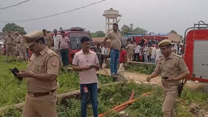 Massive explosion in firecracker factory in Lucknow couple died six people injured CM Yogi took cognizance