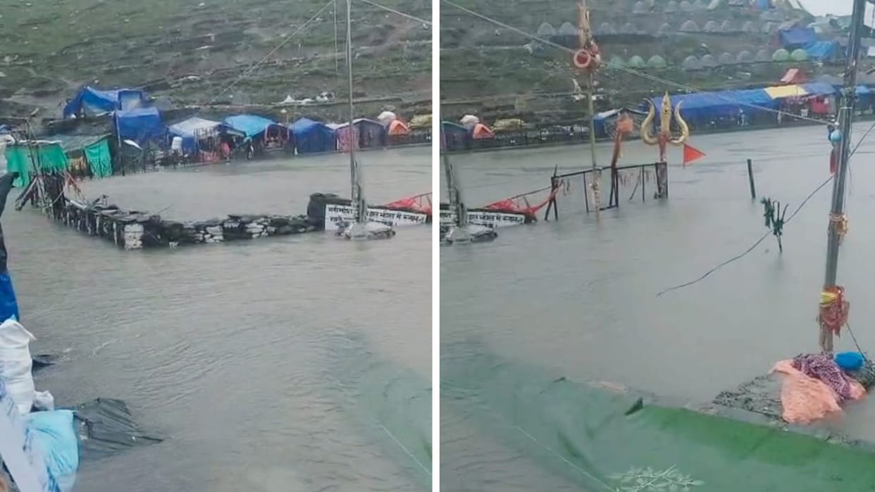 Himachal Rain water level of Dal Lake suddenly increased devotees who reached Chamba narrated the story