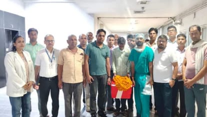 ब्रेन डेड युवक के अंगदान