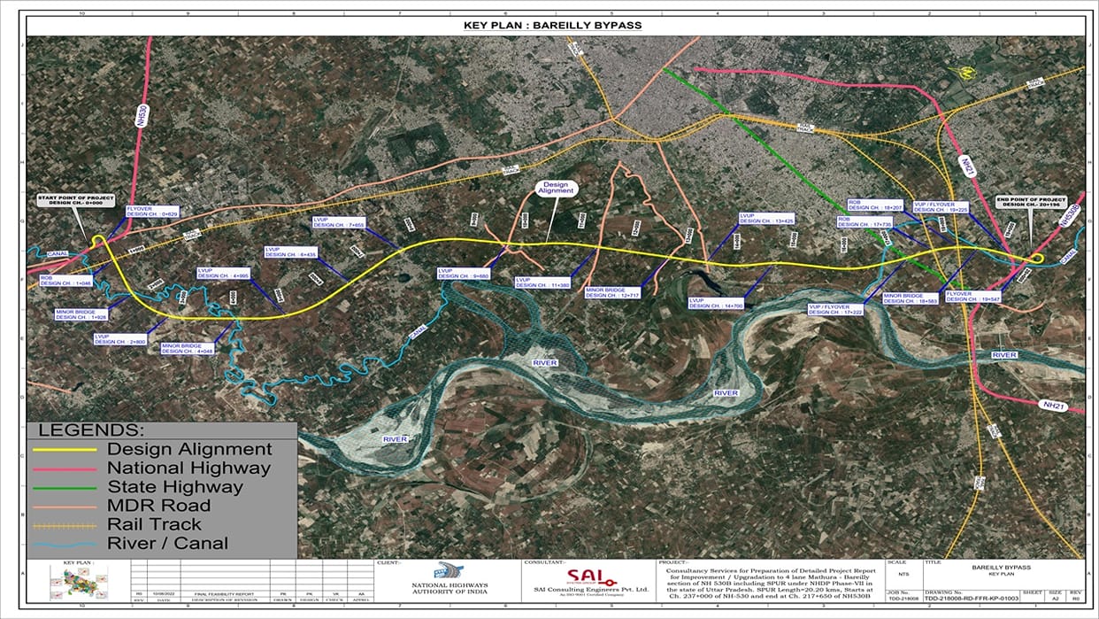 Claim to start ring road work amidst incomplete land acquisition in Bareilly