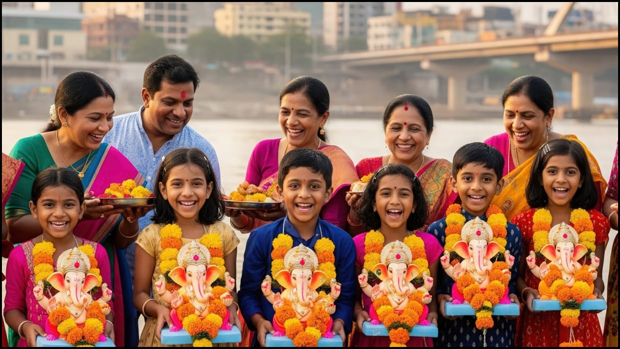 Ganesh Visarjan 2025 Important Festival Safety Tips for Parents Taking Kids Along