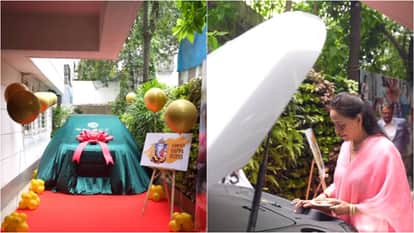 BJP MP And Actress Dream Girl Hema Malini Brings Home New Car Video Goes Viral