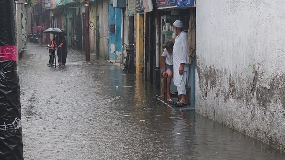 Moradabad division rain: Four people including a constable died, roads and forests submerged, alert