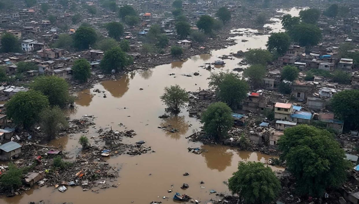 Kosi overflows due to heavy rains in Nepal, 2.13 lakh cusecs of water discharged from Bhimnagar Barrage