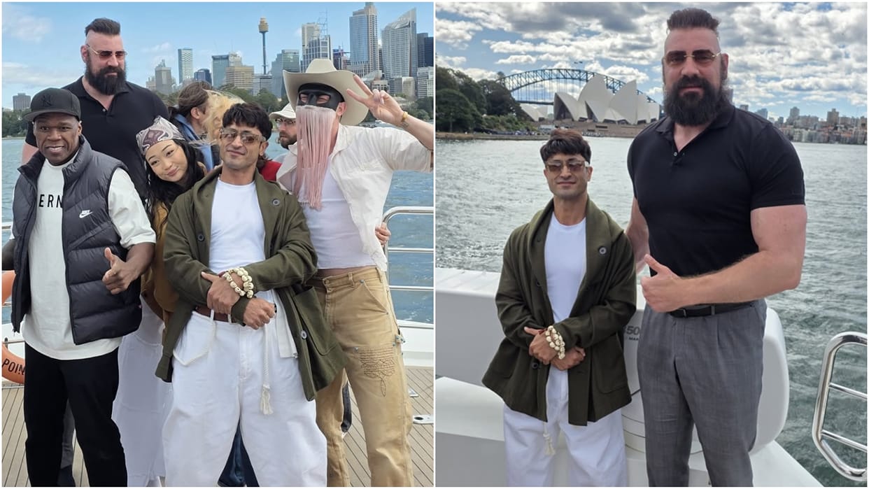 Vidyut Jammwal Enjoys With The Cast Of His First Hollywood Movie Street Fighter Shares Photos From Cruise