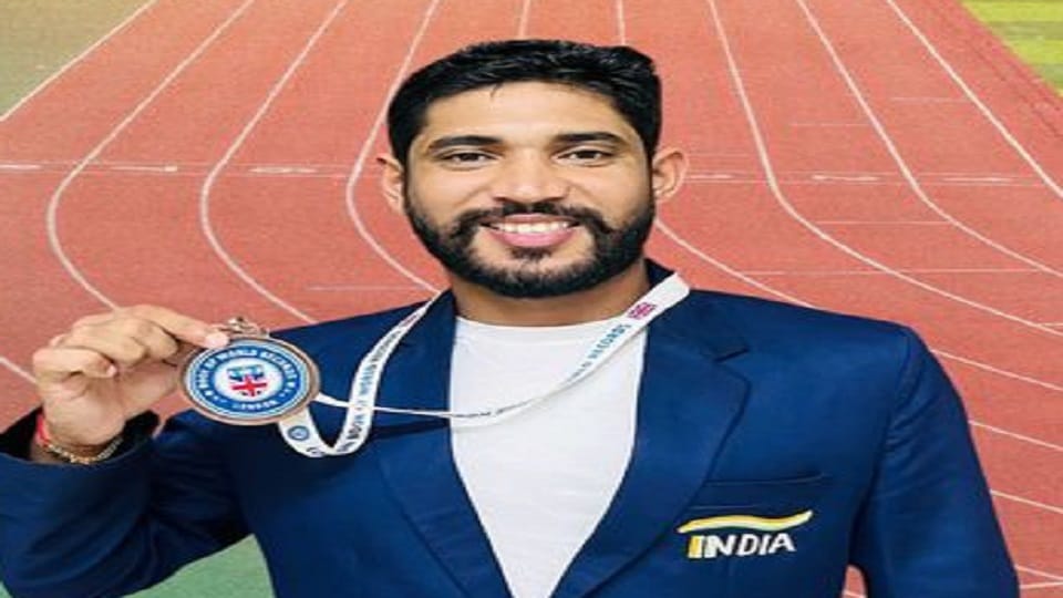 Scientists do research on world champion Sandeep Arya