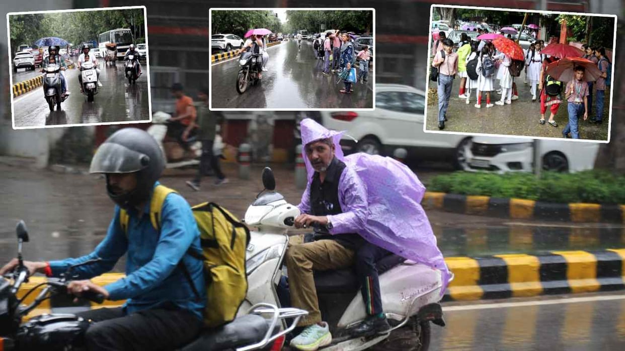 Rain changes weather in Delhi, cold increases
