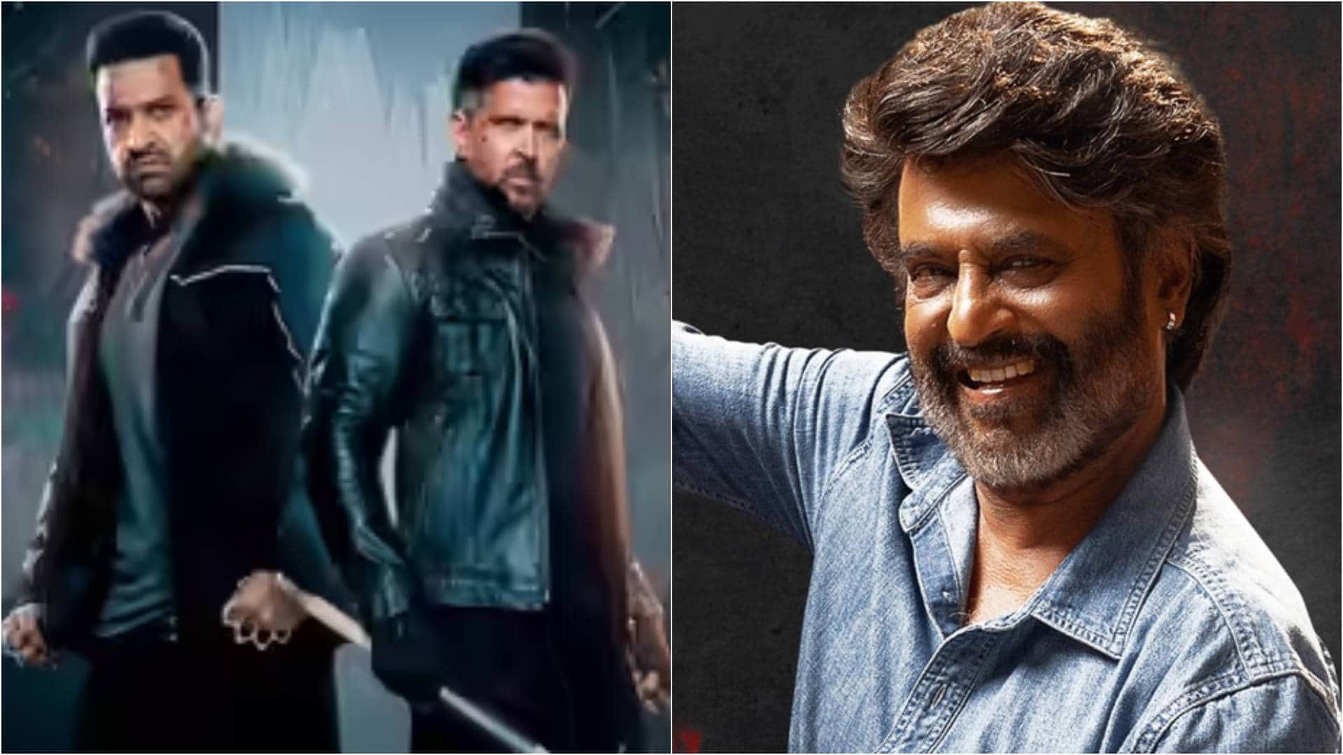 Hrithik Roshan NTR Jr War 2 and Rajinikanth Movie Coolie Day 19 Box Office Collection and Earning