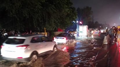 Delhi Ncr Weather Update Flood threat in Faridabad Work from home in Gurugram no warning zone for rain today