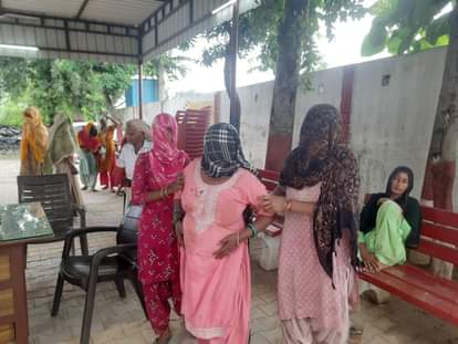 घायल हुई महिला