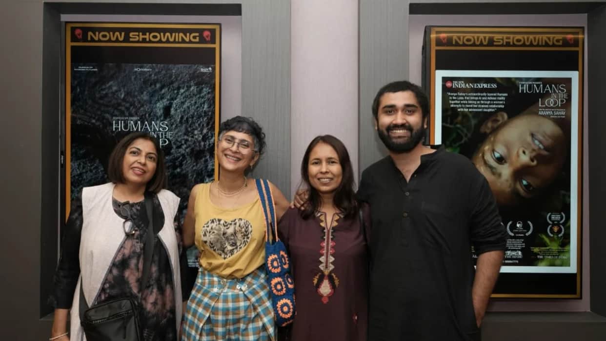 Kiran Rao Biju Toppo board Aranya Sahay film as executive producers of Grand Prix award Humans in the Loop