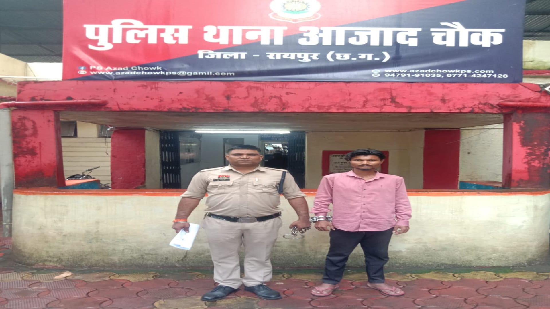 A Young Man Who Threatened The Public By Waving A Knife And Calling Himself  A Don In City Has Been Arrested - Amar Ujala Hindi News Live - Raipur Crime  News:शहर में