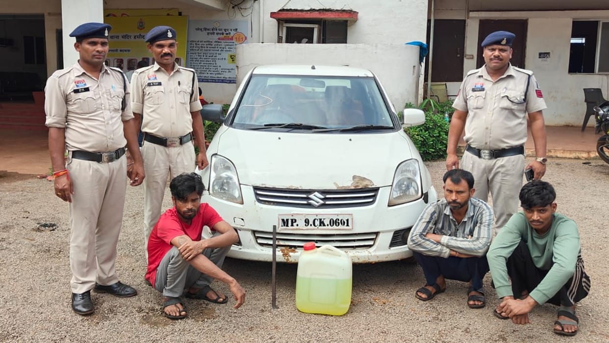 Inter-state gang stealing diesel on National Highway exposed, 4 arrested in Raipur