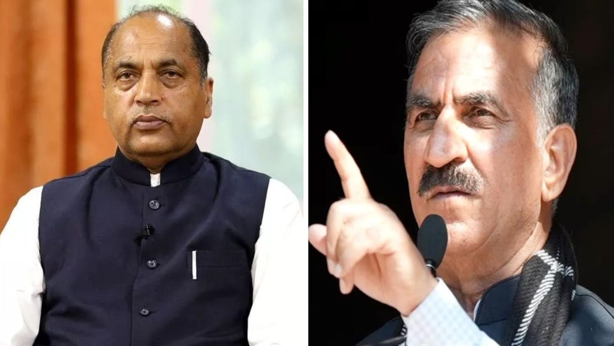 HP Assembly CM Sukhu and Lop Jairam Thakur clash over financial situation know in detail