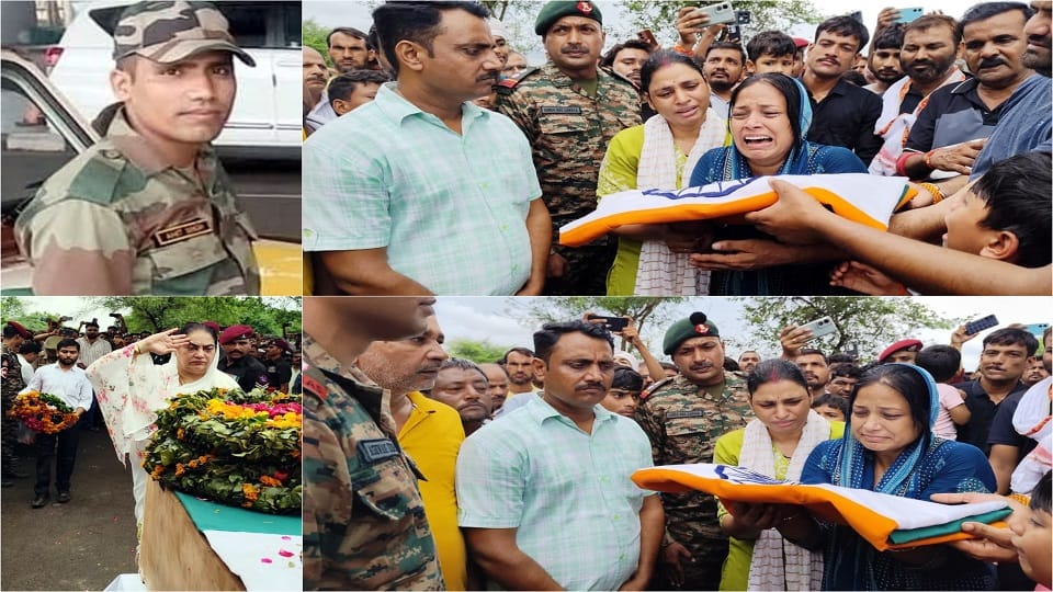 brave soldier amit chauhan final farewell
