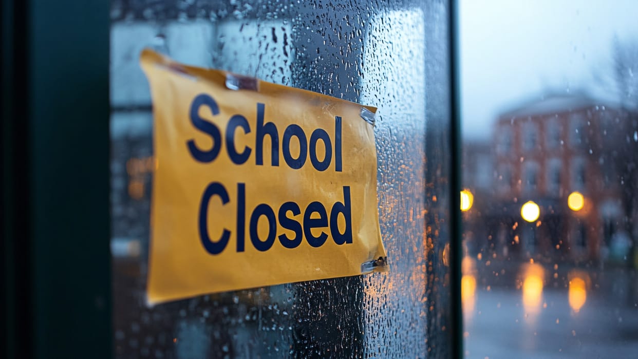Schools up to Class 12 have been declared closed on District Magistrate orders due to rain