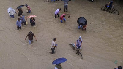 Delhi NCR Weather News Heavy rain in NCR, threat of flood in Delhi
