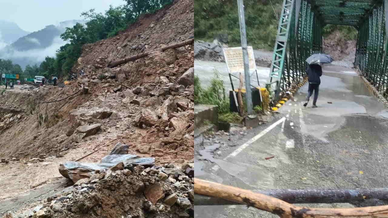 Uttarakhand Weather National Highway and many roads are blocked Uttarkashi Chamoli Syana Chatti update