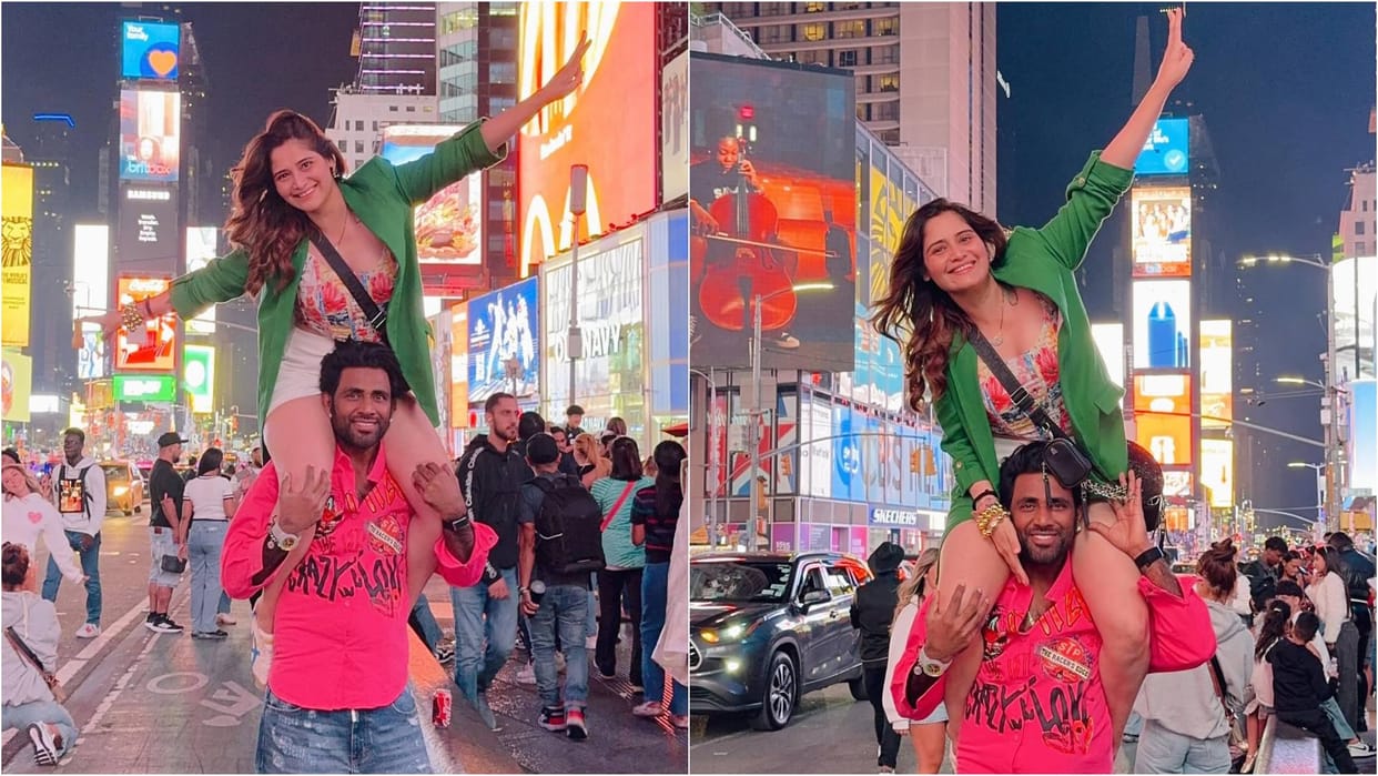 Arti singh Enjoying quality time in New York with husband Dipak Chauhan shares beautiful Photos