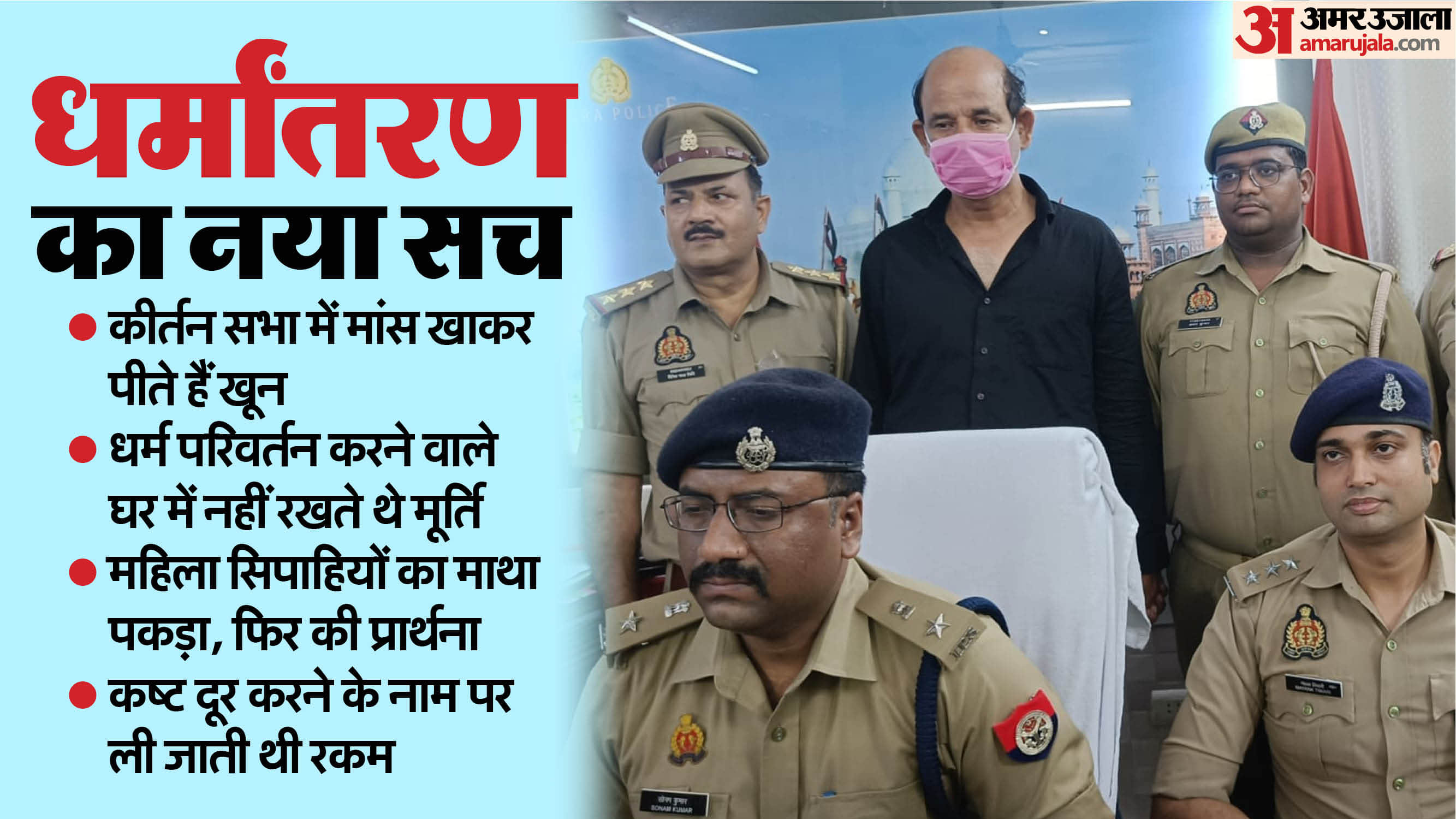 Eight arrested in Agra for converting people on pretext of curing disease and poverty