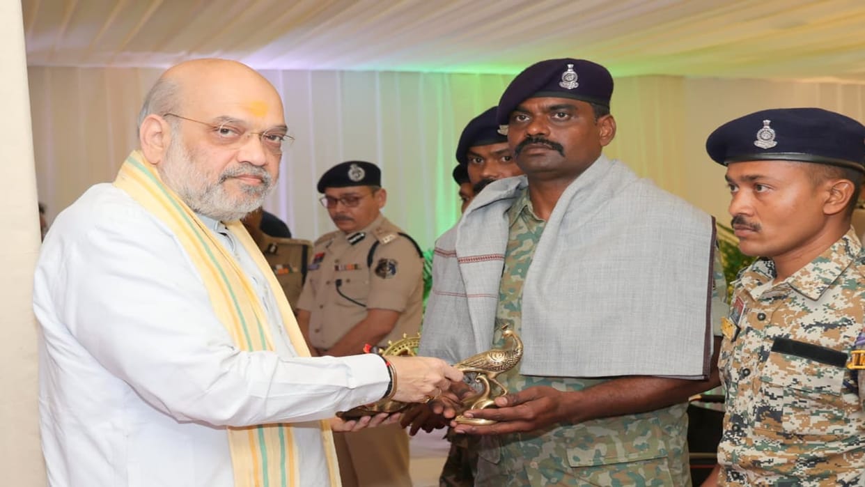 Operation Black Forest in Karreguttalu: Historic success against Naxalites, Amit Shah honored the soldiers