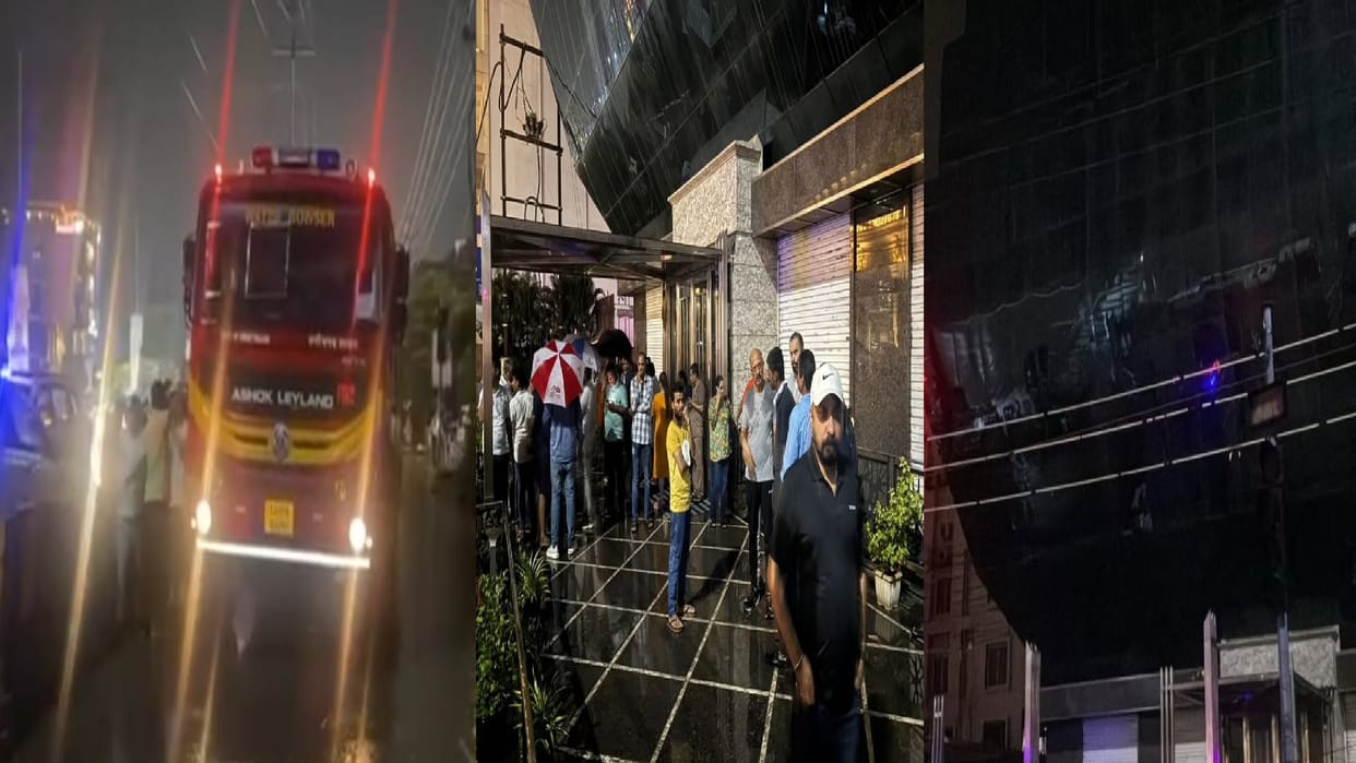 Massive fire in Raipur Babylon Tower: 47 people were evacuated safely after a rescue operation