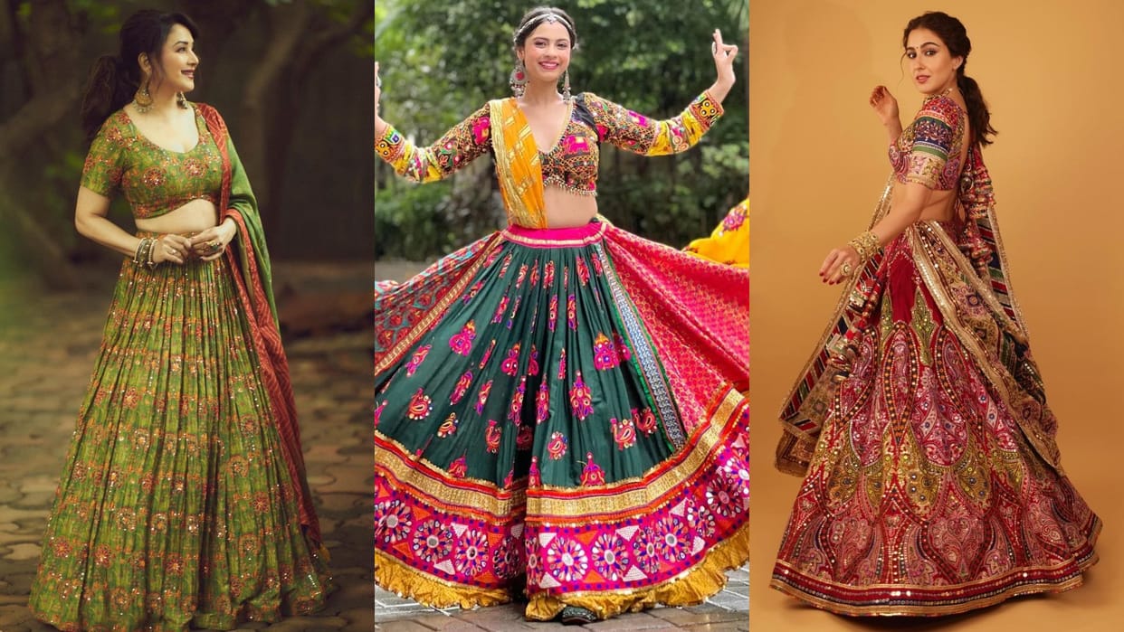 Shardiya Navratri 2025 Trendy Lehenga Ideas for Garba Night