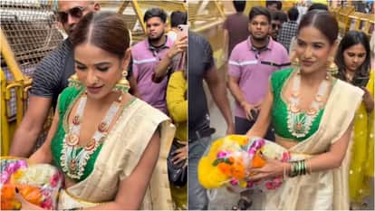 Ganesh Utsav 2025: Esha Deol Disha Vakani and Poonam Pandey visti to Lalbaugcha Raja to seek Bappa blessing