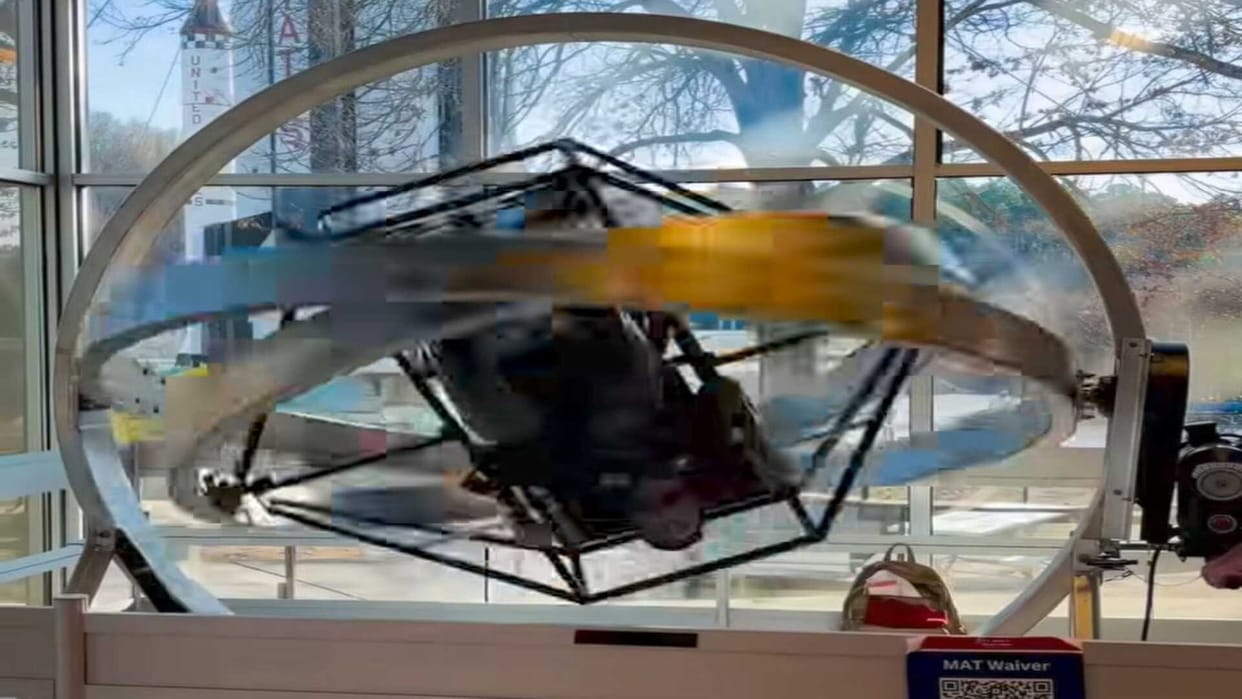 Shubhanshu Shukla Space Training Video Goes Viral Shows Vomit Comet Chair Experience