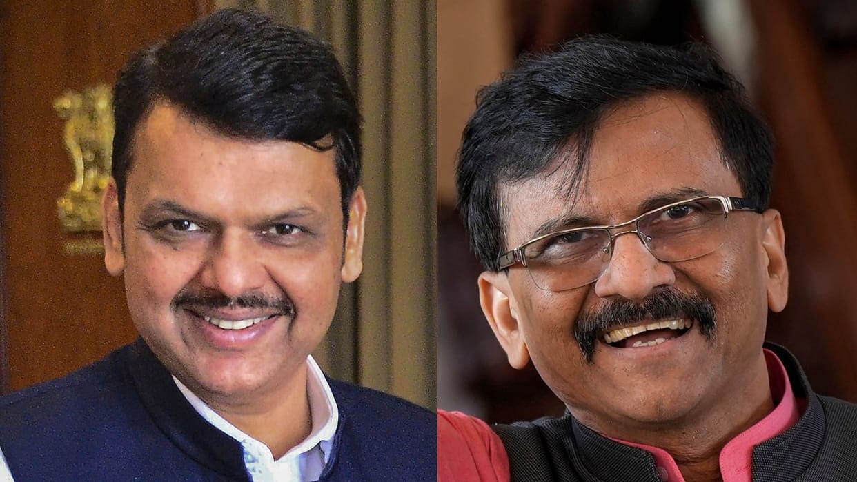 Bitter critic Raut credits Fadnavis for addressing Maratha quota agitation