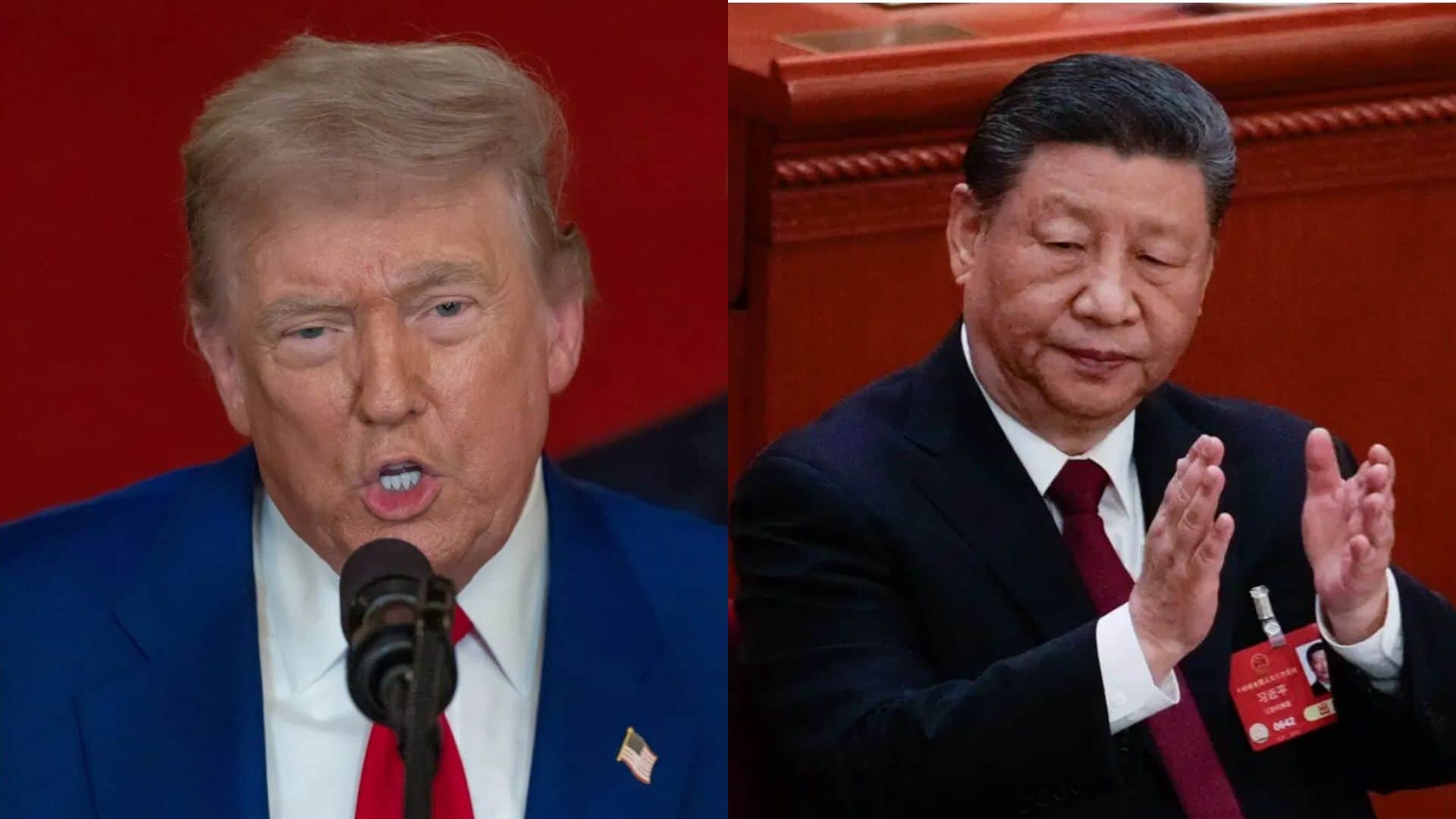 अमेरिकी राष्ट्रपति डोनाल्ड ट्रंप और चीन के राष्ट्रपति शी जिनपिंग