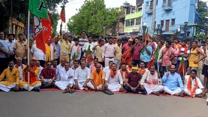 Bihar News : BJP party called Bihar Bandh protest against abuse of PM narendra modi nda party patna bihar